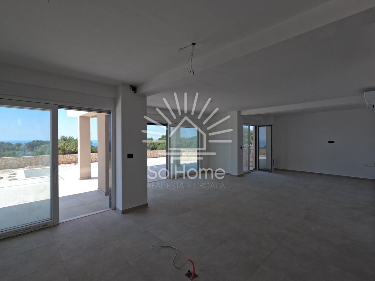 Video! Hiša s panoramskim pogledom na morje in bazenom | Novalja - Hrvaška