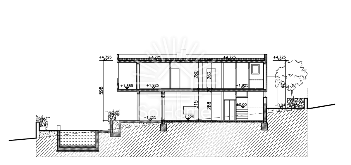 Video! Hiša s panoramskim pogledom na morje in bazenom | Novalja - Hrvaška