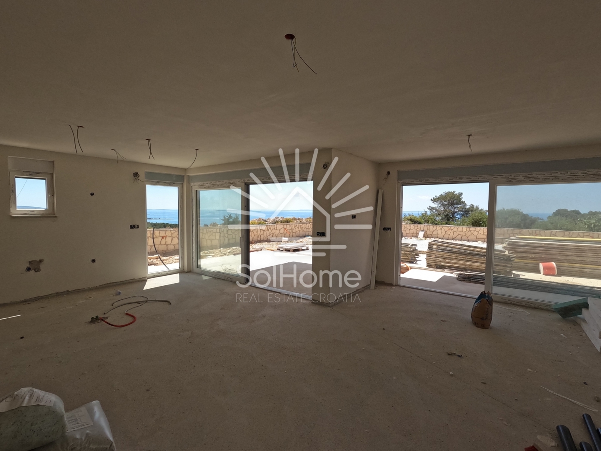 Video! Hiša s panoramskim pogledom na morje in bazenom | Novalja - Hrvaška