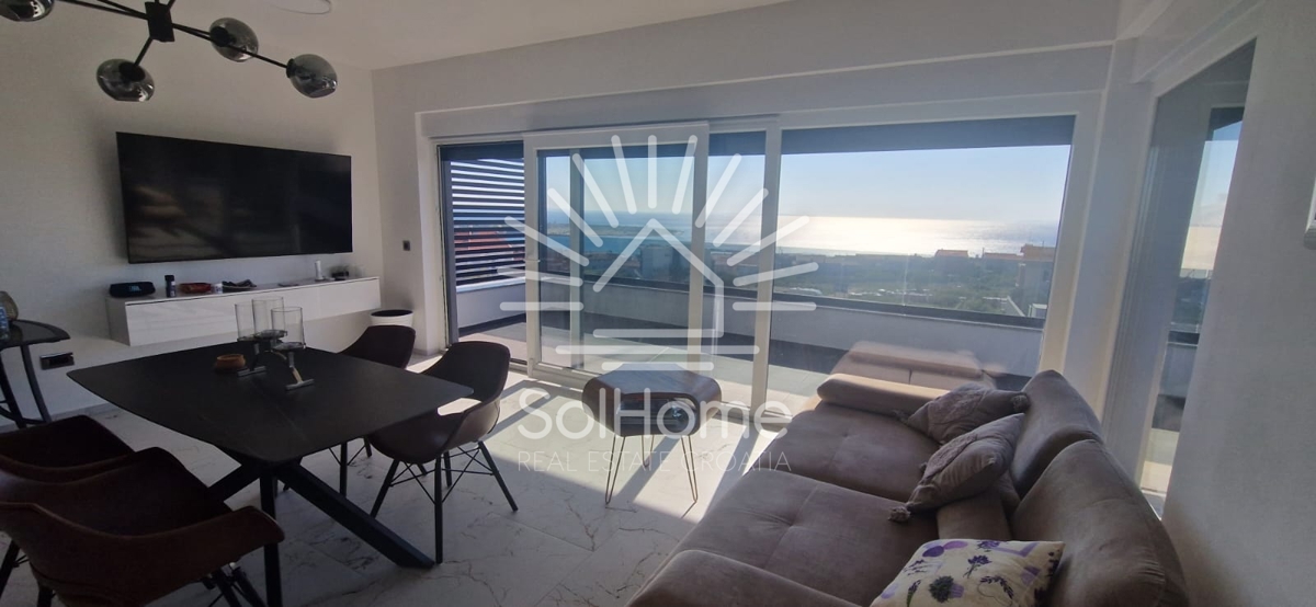 Apartma s pogledom na morje in mesto, Novalja - Hrvaška