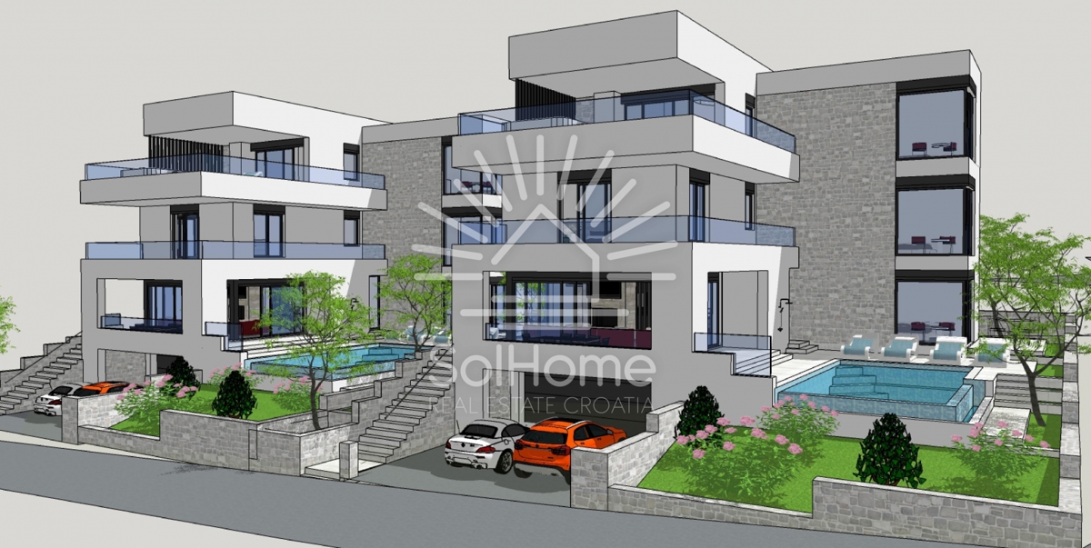 Sodobna luksuzna vila / 2. vrsta do morja