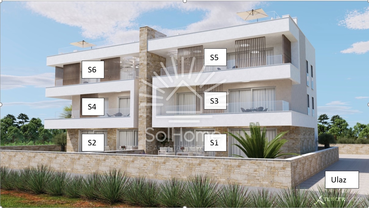 Apartma drugi vrstici do morja - blizu Zadra