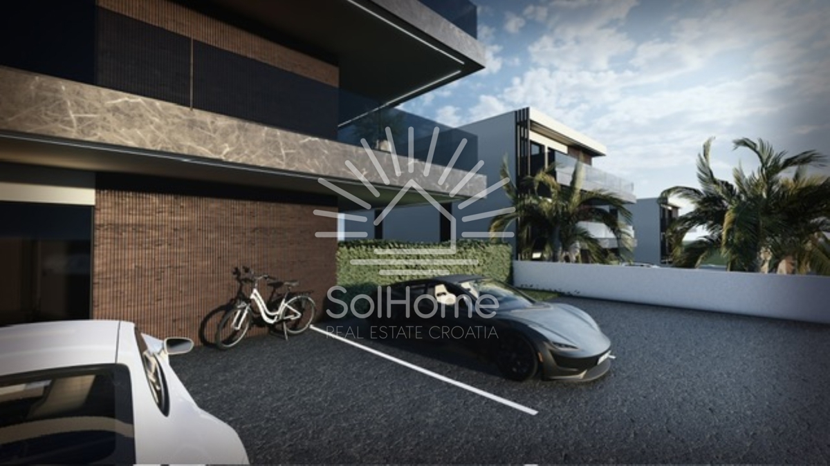 Penthouse apartmaji ob morju v Novalji