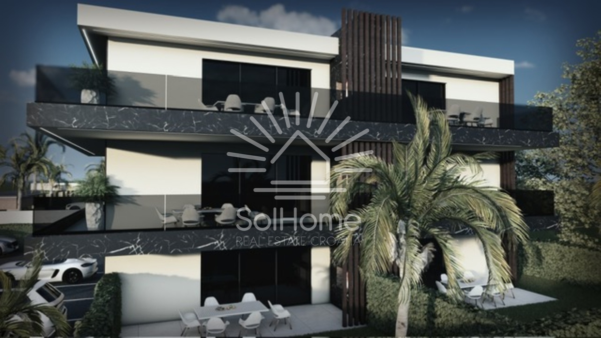 Penthouse apartmaji ob morju v Novalji