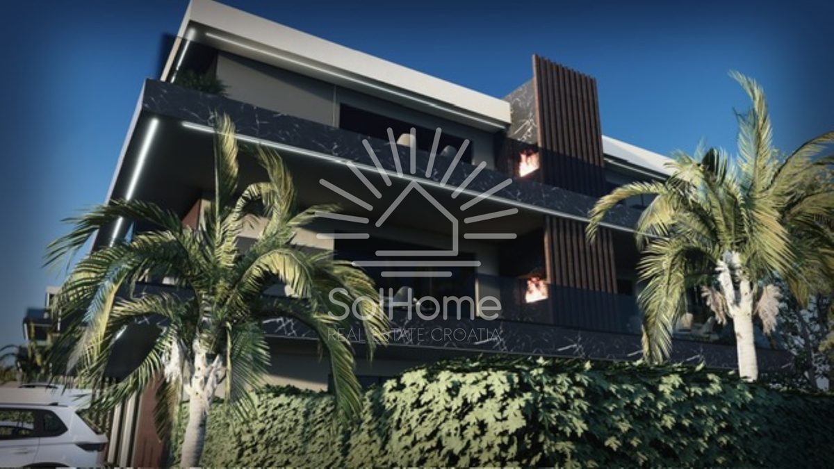 Penthouse apartmaji ob morju v Novalji