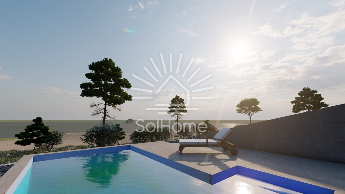 Hiša s panoramskim pogledom na morje - Primošten, Hrvaška