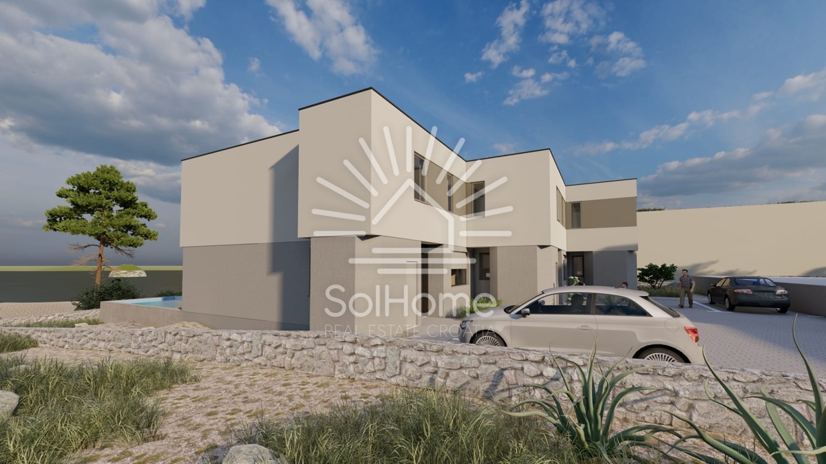 Hiša s panoramskim pogledom na morje - Primošten, Hrvaška