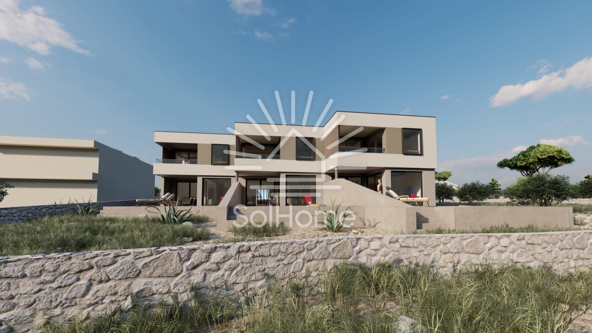 Hiša s panoramskim pogledom na morje - Primošten, Hrvaška