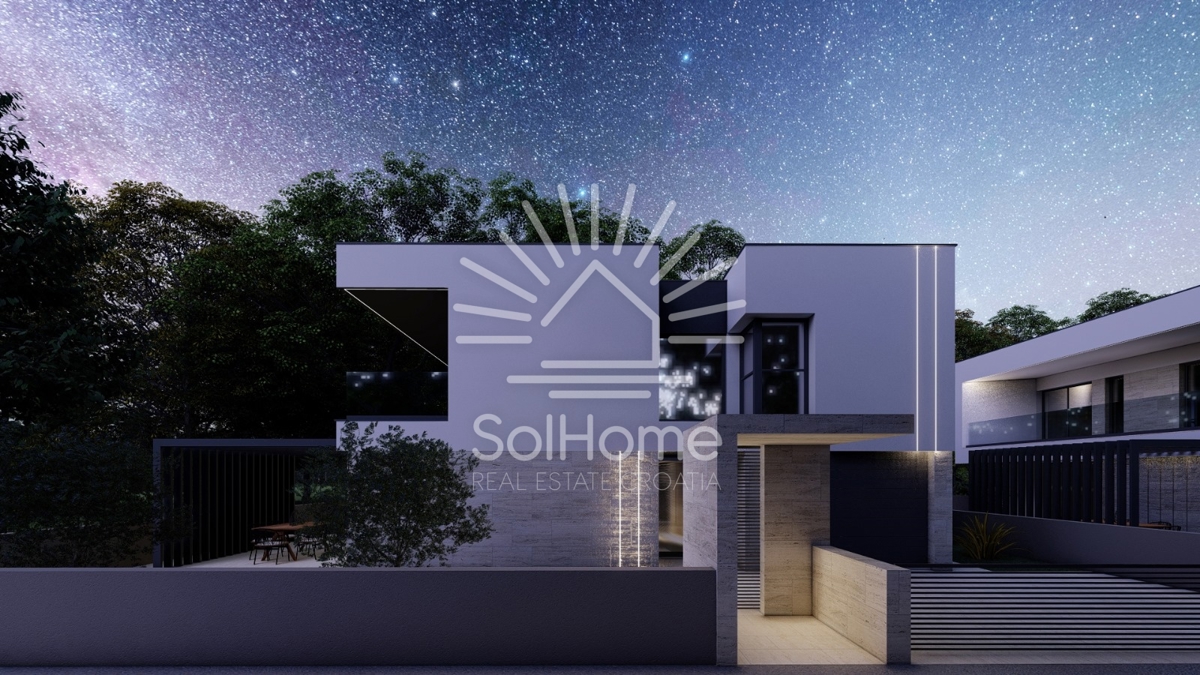 Prelepe vile z bazenom in pogledom na morje v bližini Zadra - Hrvaška