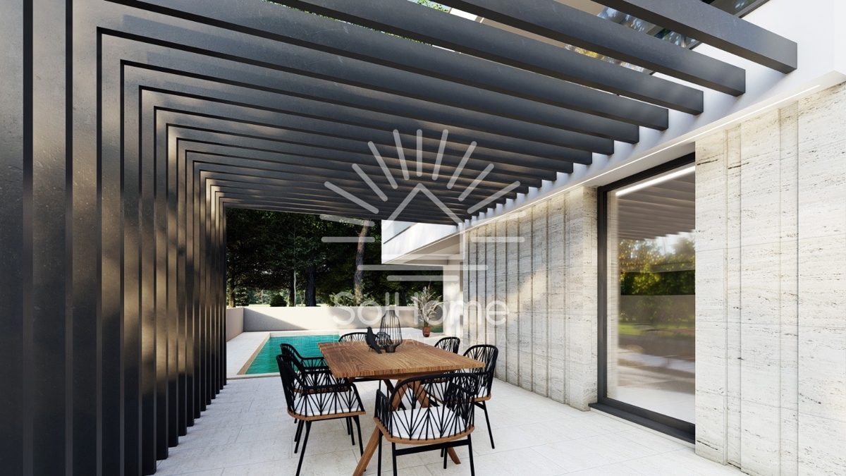 Prelepe vile z bazenom in pogledom na morje v bližini Zadra - Hrvaška