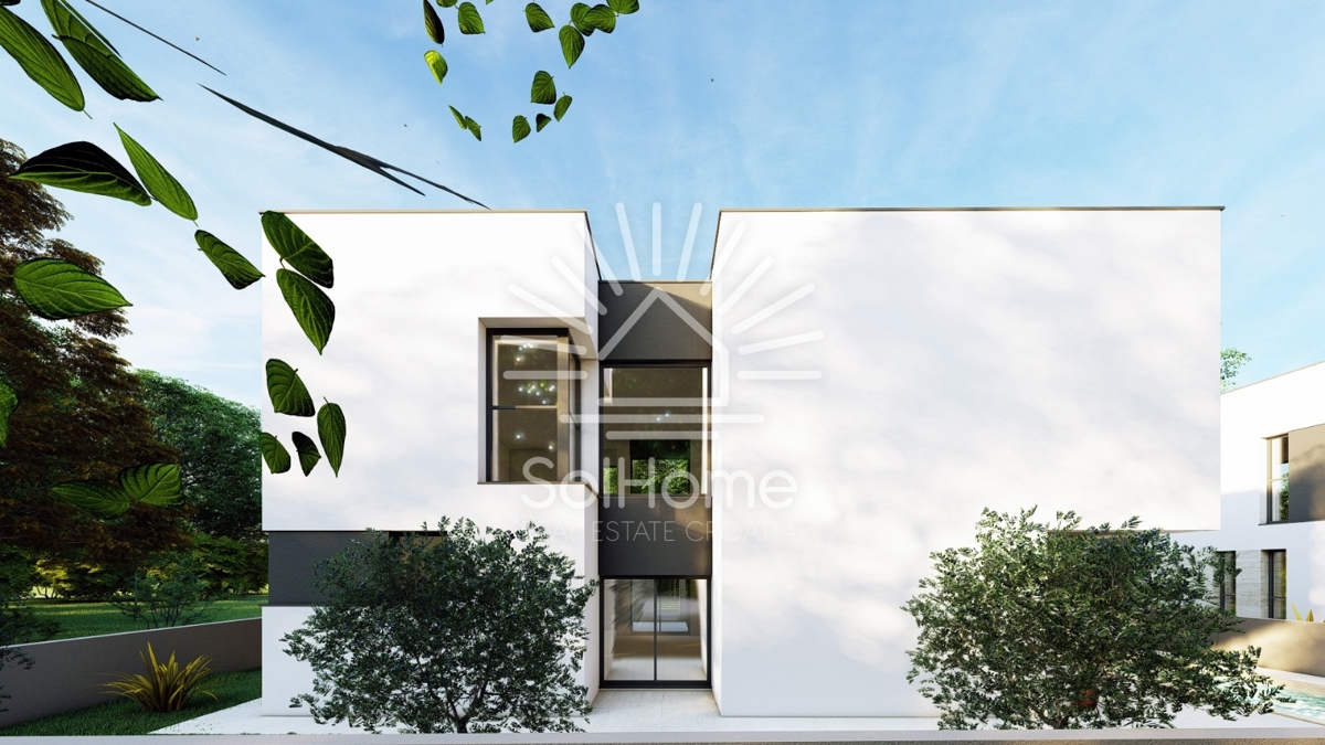 Prelepe vile z bazenom in pogledom na morje v bližini Zadra - Hrvaška