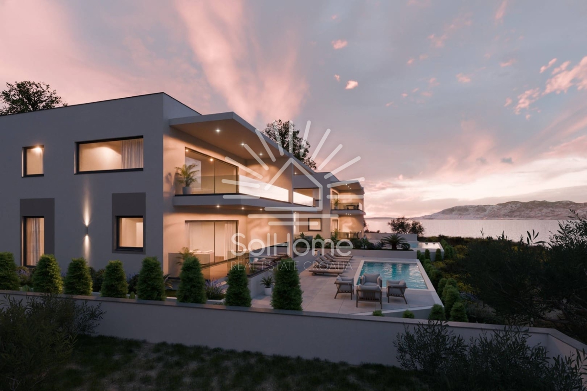 Video! Luksuzni apartmaji ob morju v bližini Paga - Novalja, Hrvaška