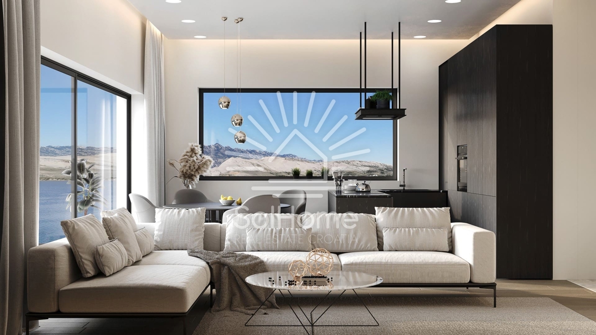 Video! Luksuzni apartmaji ob morju v bližini Paga - Novalja, Hrvaška