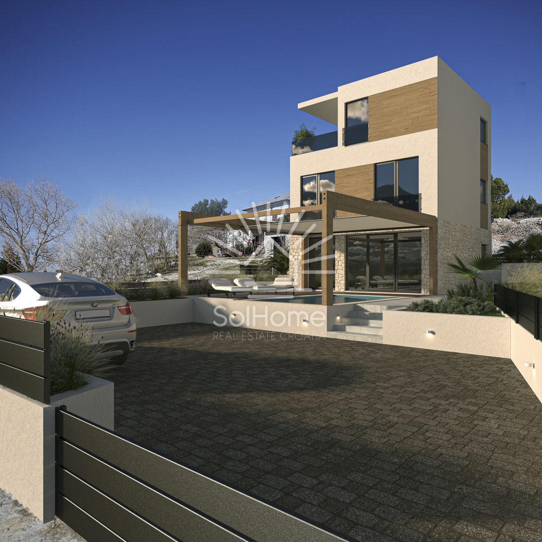 Vila ob morju v Ražancu - samo 270 metrov od morja