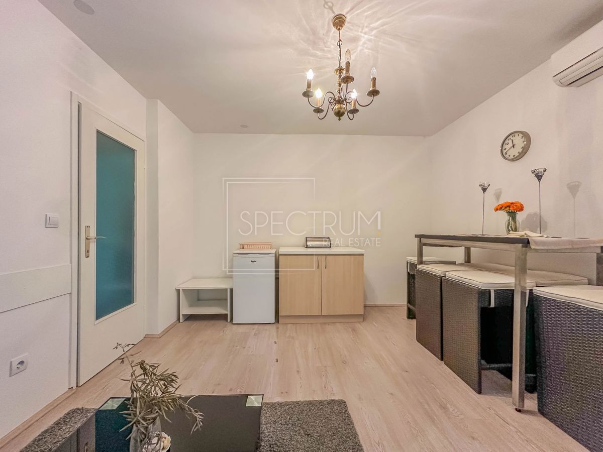 Novigrad, stanovanje s prostornim balkonom, 500 m od morja