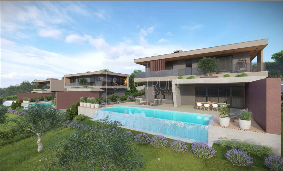 Labin, moderna vila z bazenom na mirni lokaciji