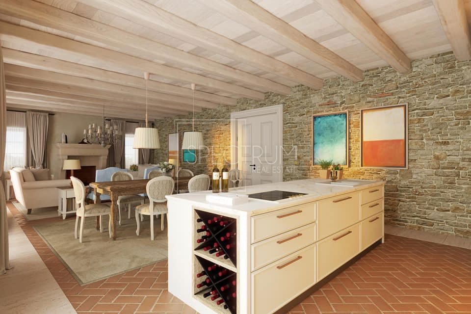 Motovun, gradbeno zemljišče s čudovitim razgledom