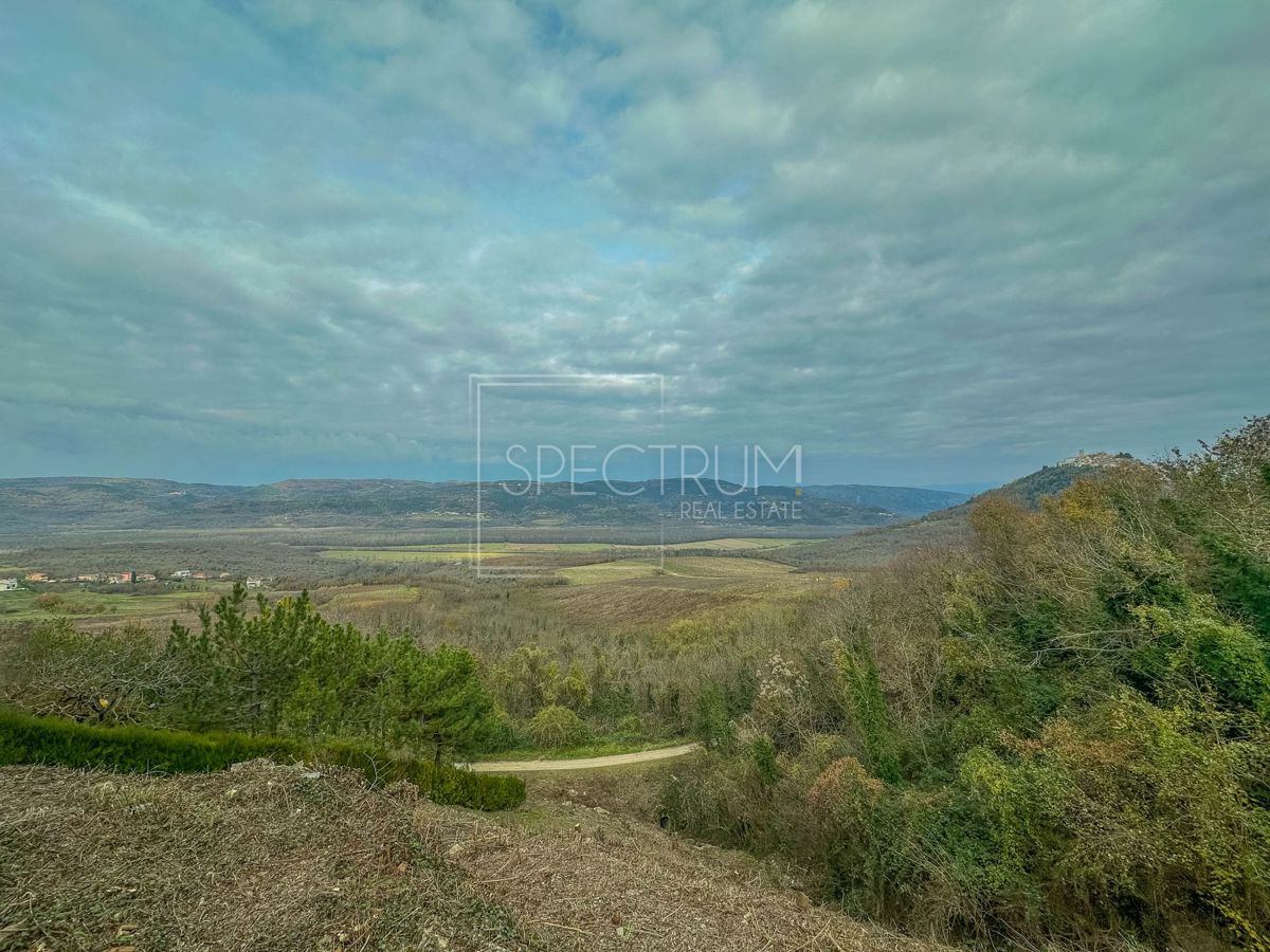 Motovun, hiša in zemljišče s pogledom na Motovun!
