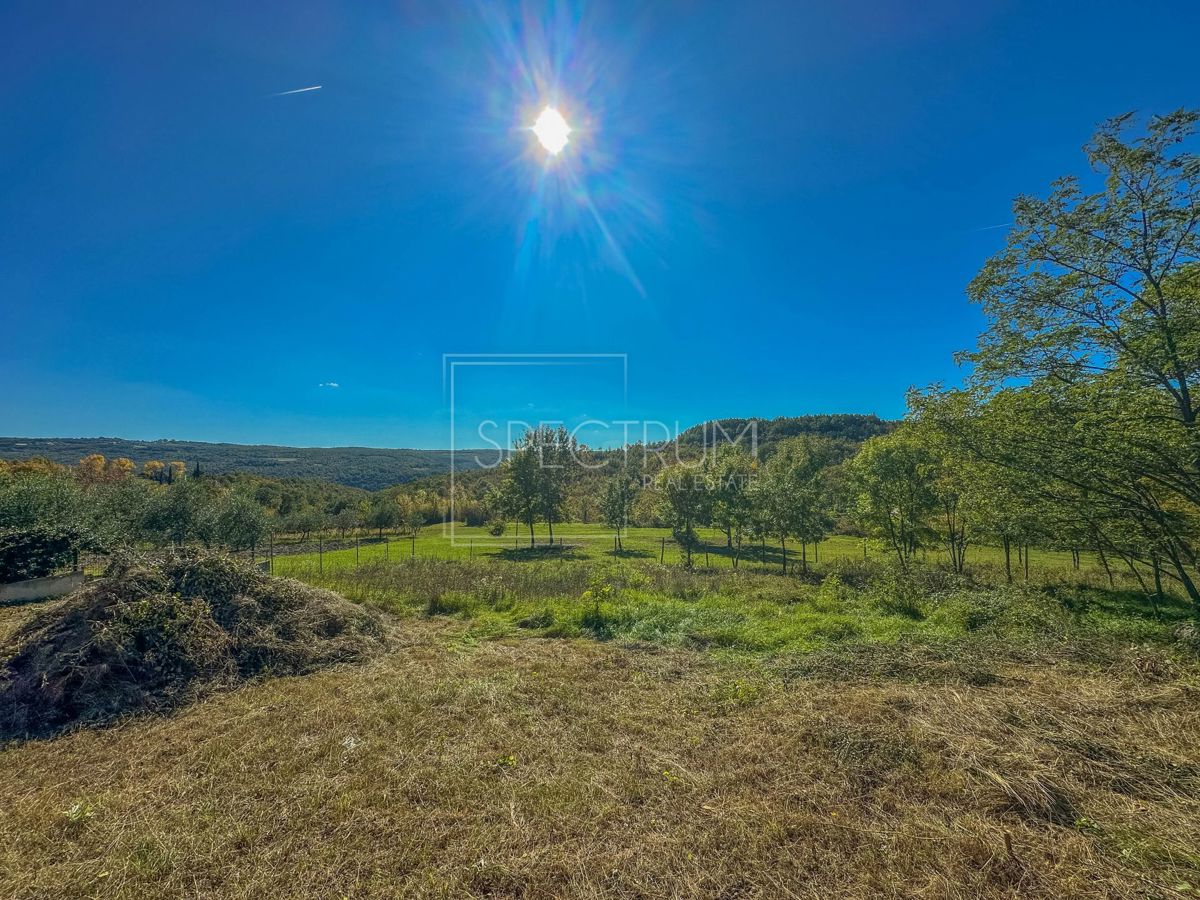 Okolica Grožnjana, kamnita hiša z veliko parcelo