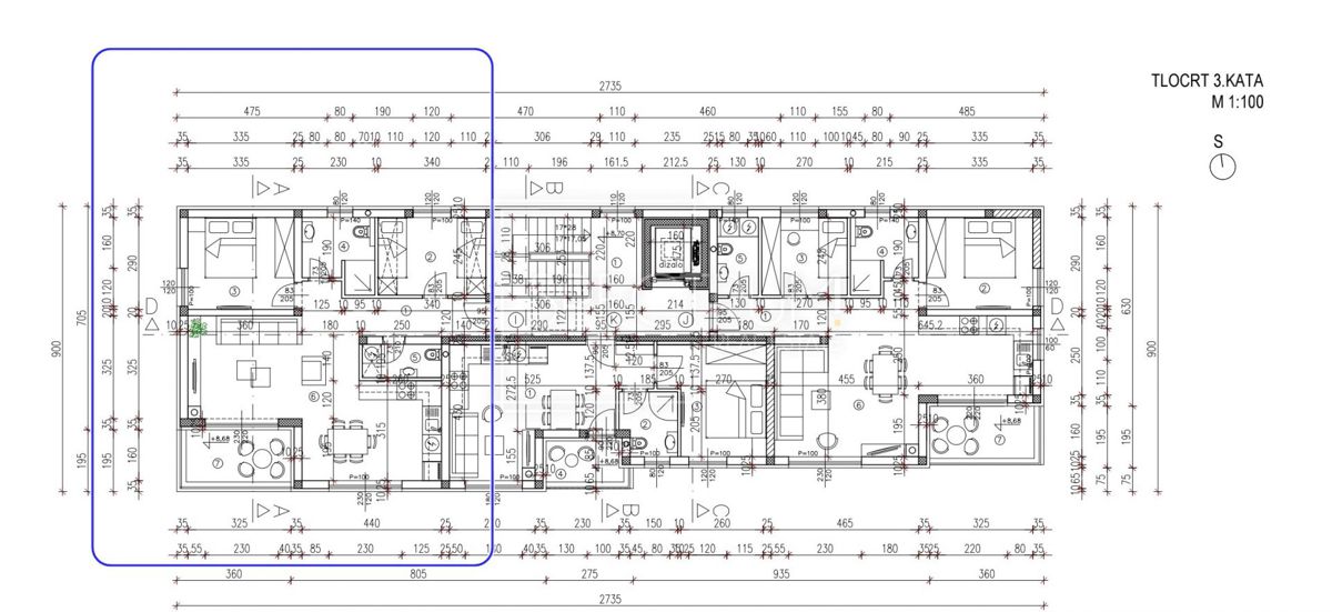 Tar, stanovanje v bloku z dvigalom