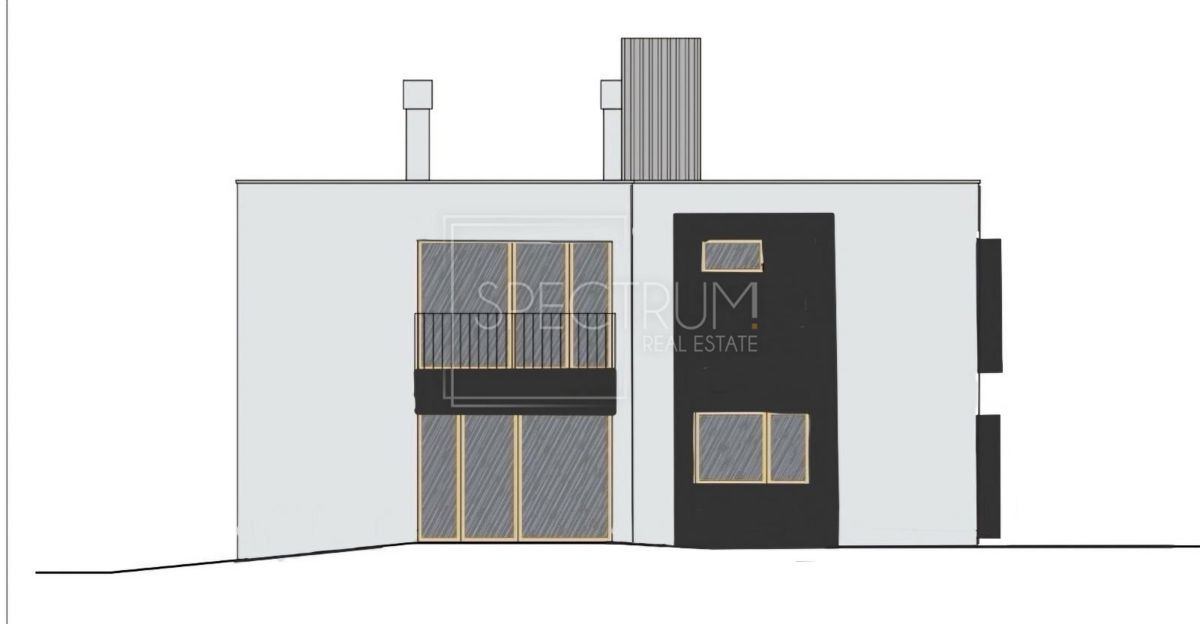 Poreč, moderno stanovanje s strešno teraso