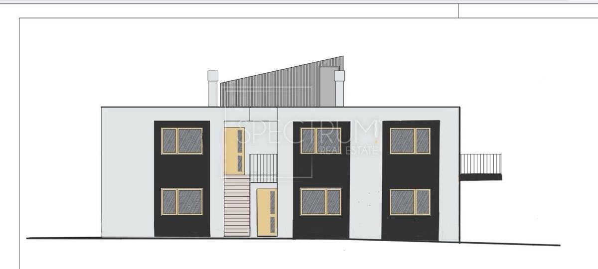 Poreč, moderno stanovanje s strešno teraso