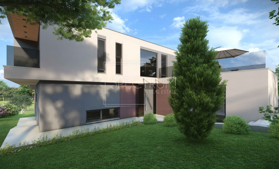 Območje Labina, novogradnja, vila z bazenom in wellnessom