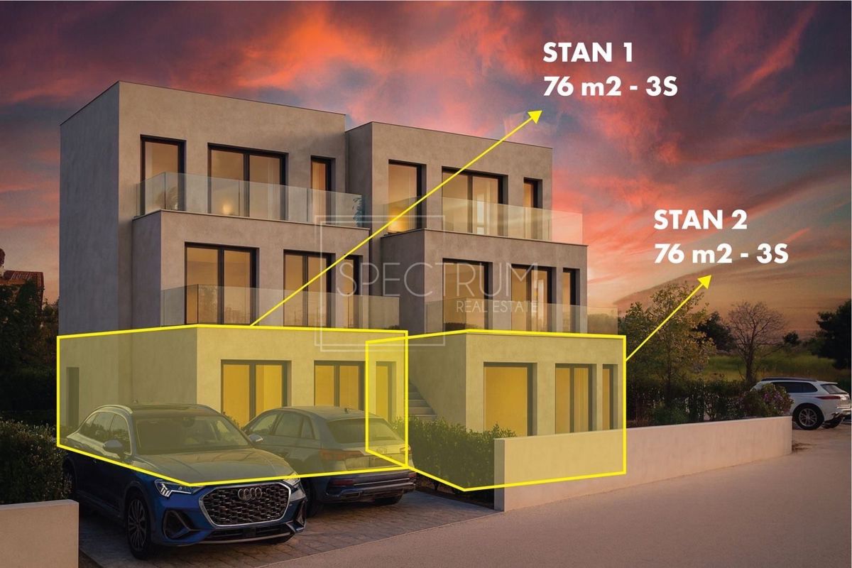 Poreč, moderno stanovanje v pritličju