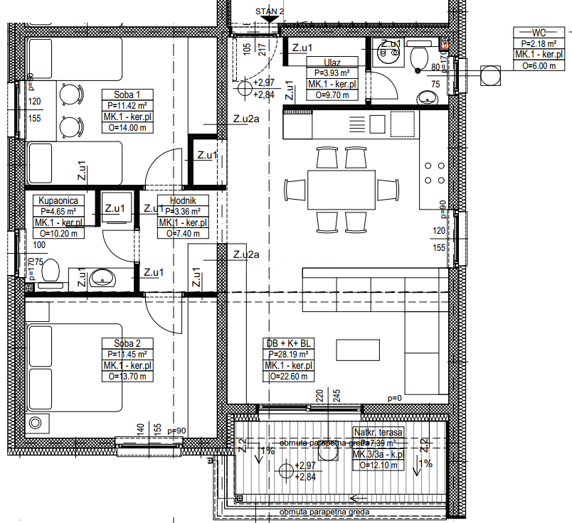 Apartma Donje Rakarje, Velika Gorica, 137,38m2