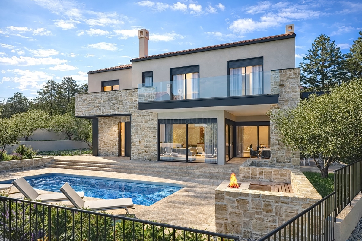 Šilo, nova luksuzna vila s pogledom na morje na atraktivni lokaciji!