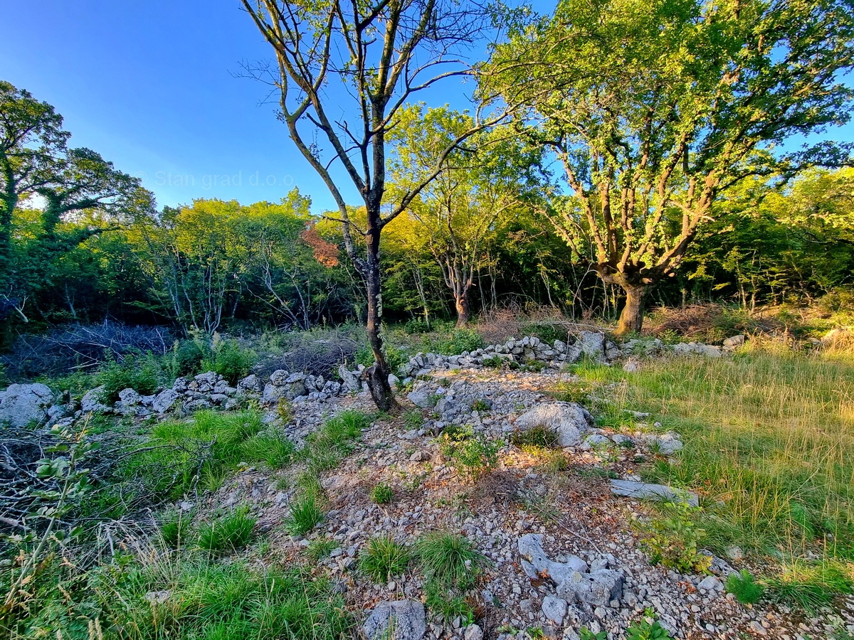 Otok Krk, zaliv Soline, parcelirano zazidljivo zemljišče na dobri lokaciji!