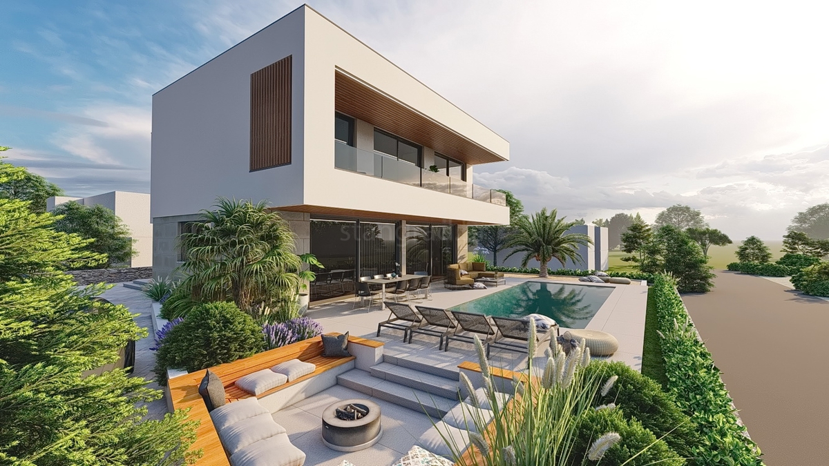 Območje Krka, pravilno gradbeno zemljišče s projektom in gradbenim dovoljenjem!