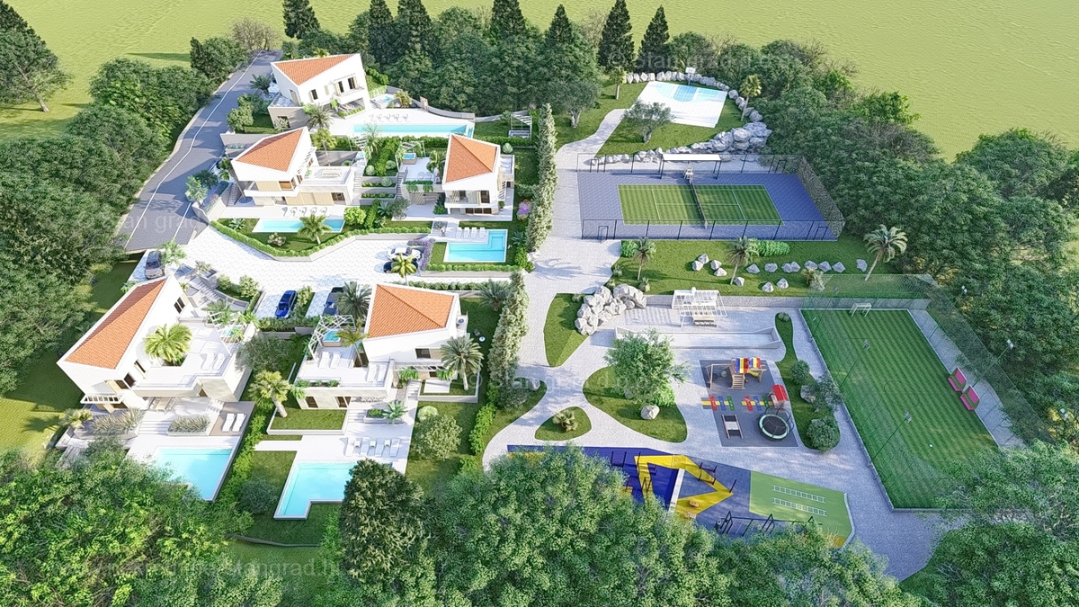 Malinska, luksuzna vila v edinstvenem resortu s pogledom na morje!