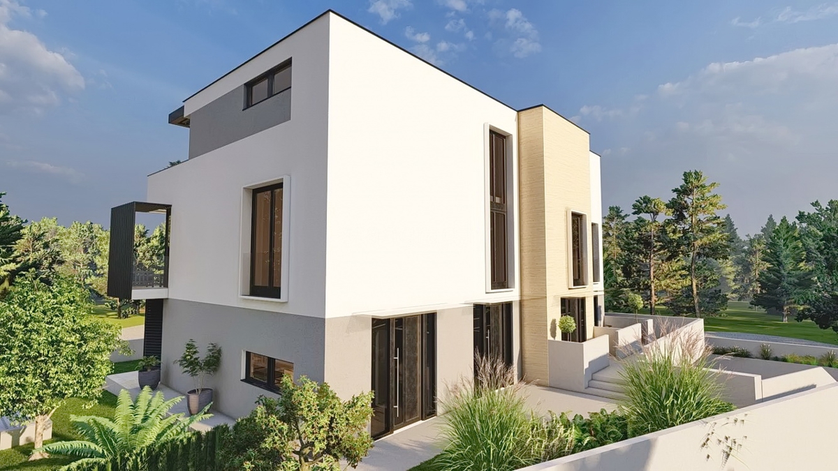 Krk, stavba s štirimi apartmaji v nedokončani fazi blizu morja!