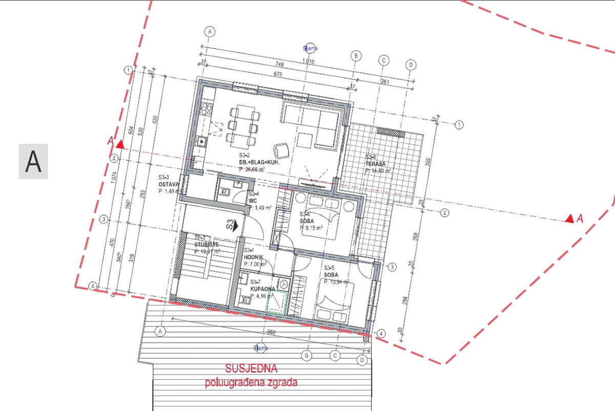 Šilo, dvosobno stanovanje v novogradnji blizu morja!
