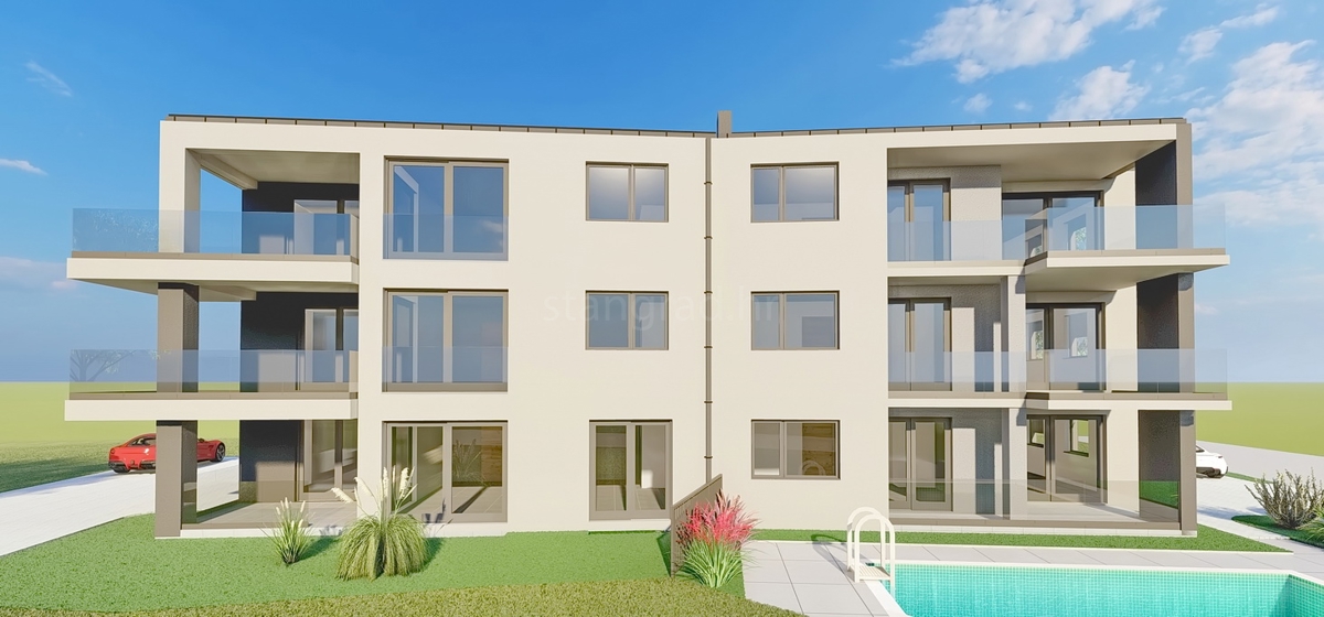 Šilo, dvosobno stanovanje v novogradnji blizu morja!