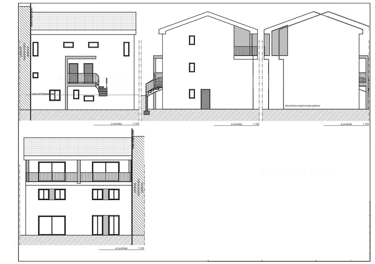 Uvala Soline, novogradnja, dvoetažni apartma z razgledom
