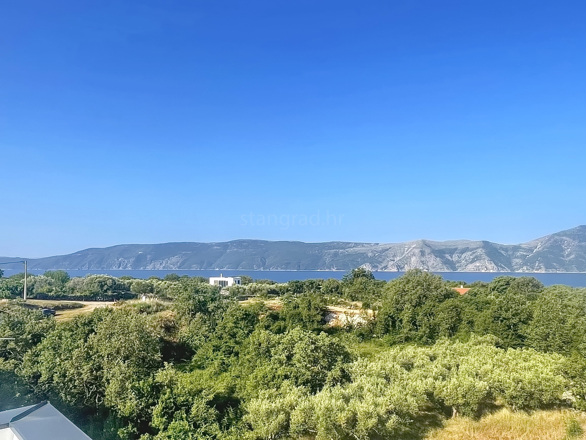 Krk, okolica, nova vila dvojček s pogledom na morje!