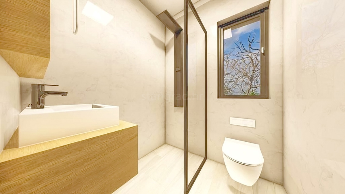 Malinska, nova polpritlična hiša z bazenom na odlični lokaciji!