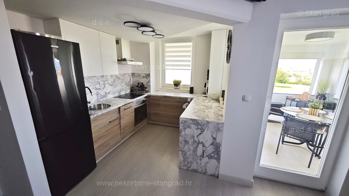 Malinska, novo prenovljen apartma z odprtim pogledom na morje!
