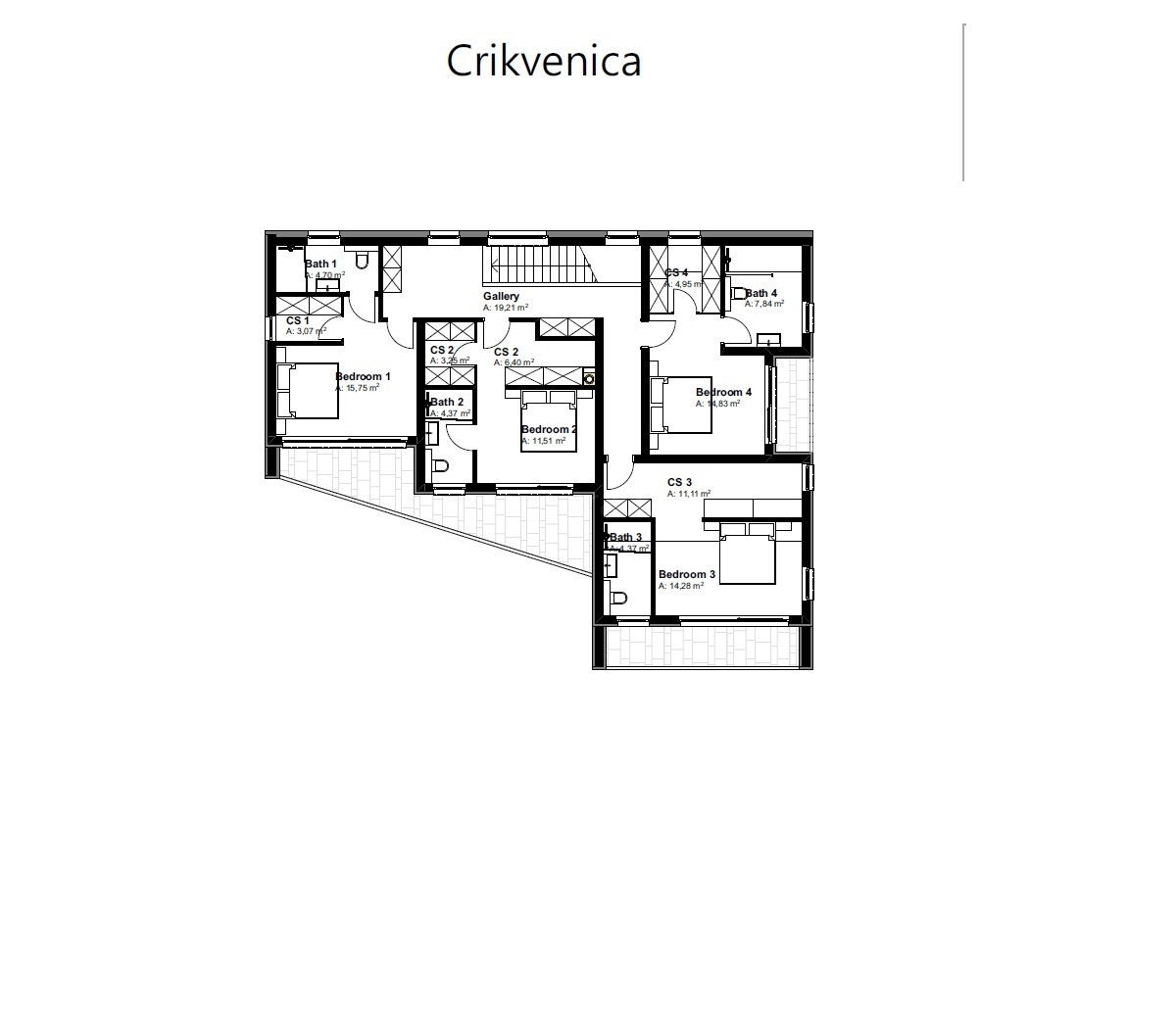 Crikvenica, ekskluzivna vila v gradnji z razgledom!