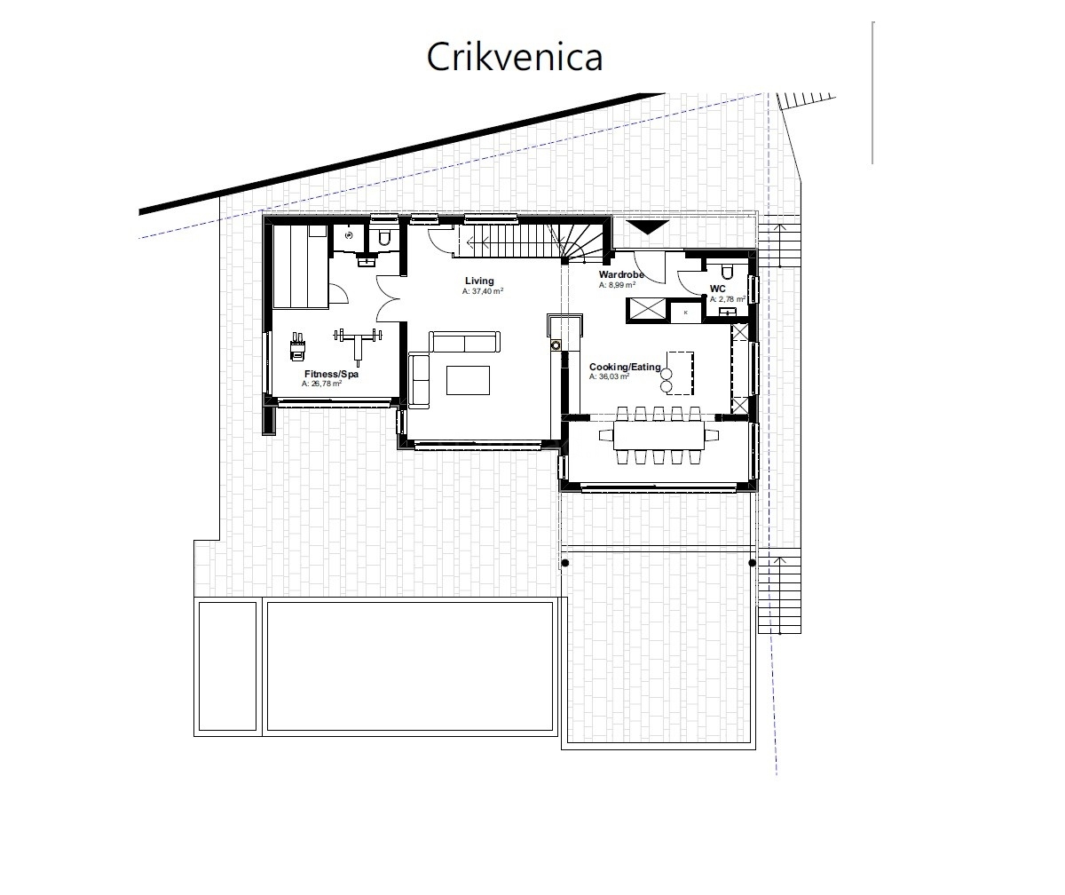 Crikvenica, ekskluzivna vila v gradnji z razgledom!