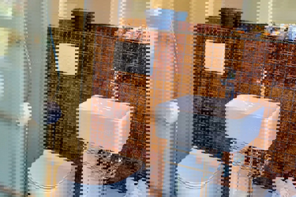 Moderna hiša z bazenom v bližini Krka