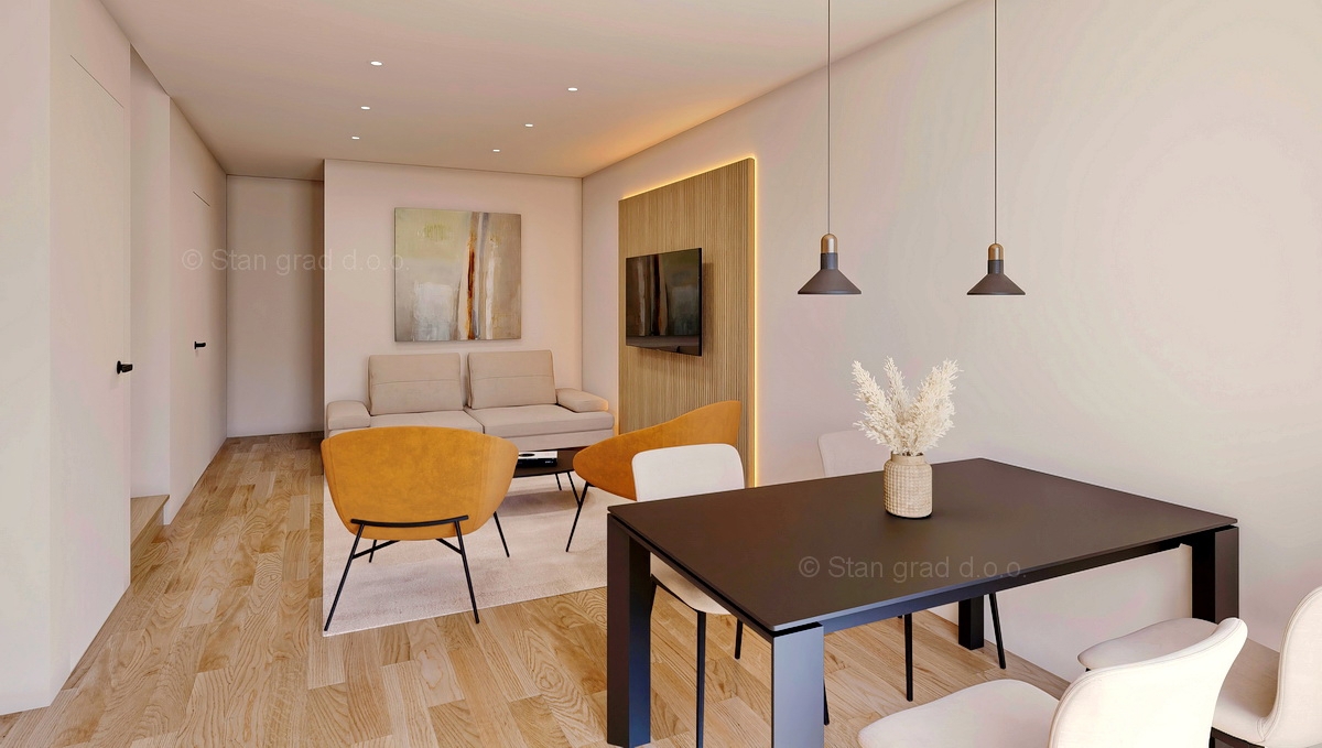 Otok Krk, mesto Krk, luksuzen dvoetažni apartma na atraktivni lokaciji, prodamo!