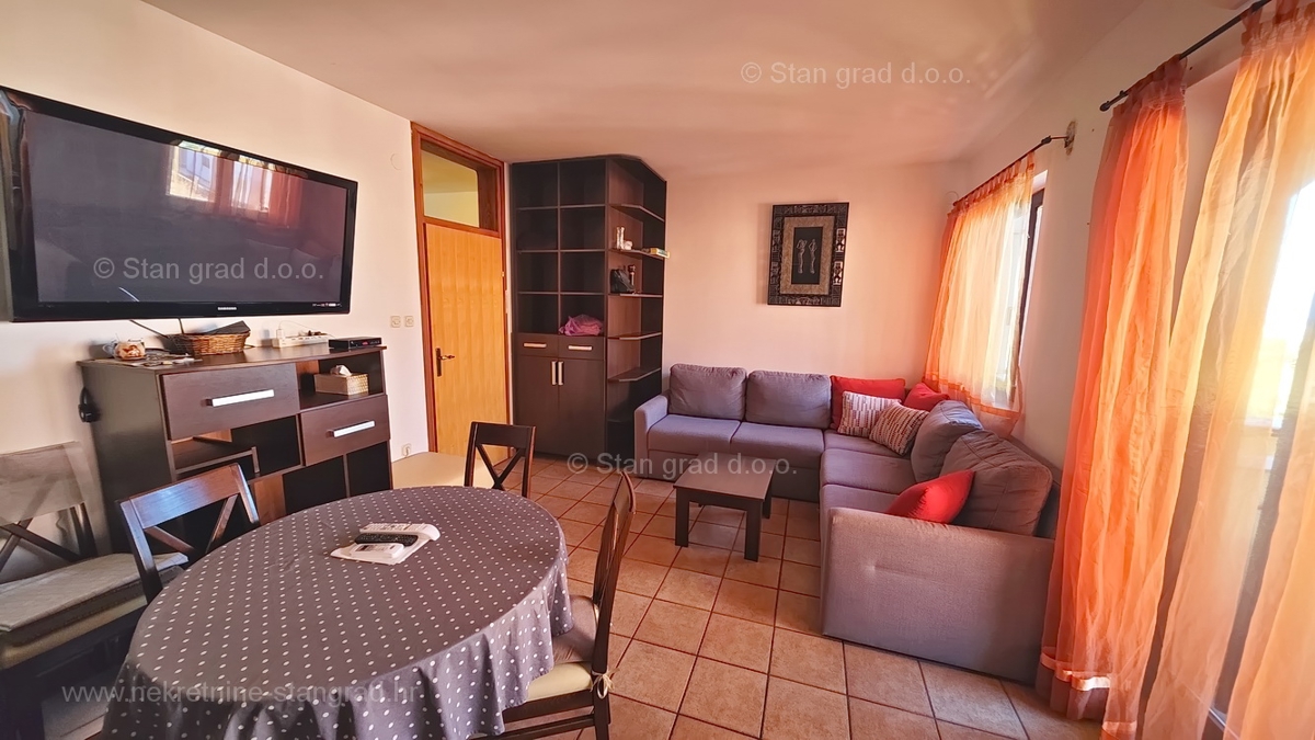 Malinska, opremljen apartma s pogledom na morje!