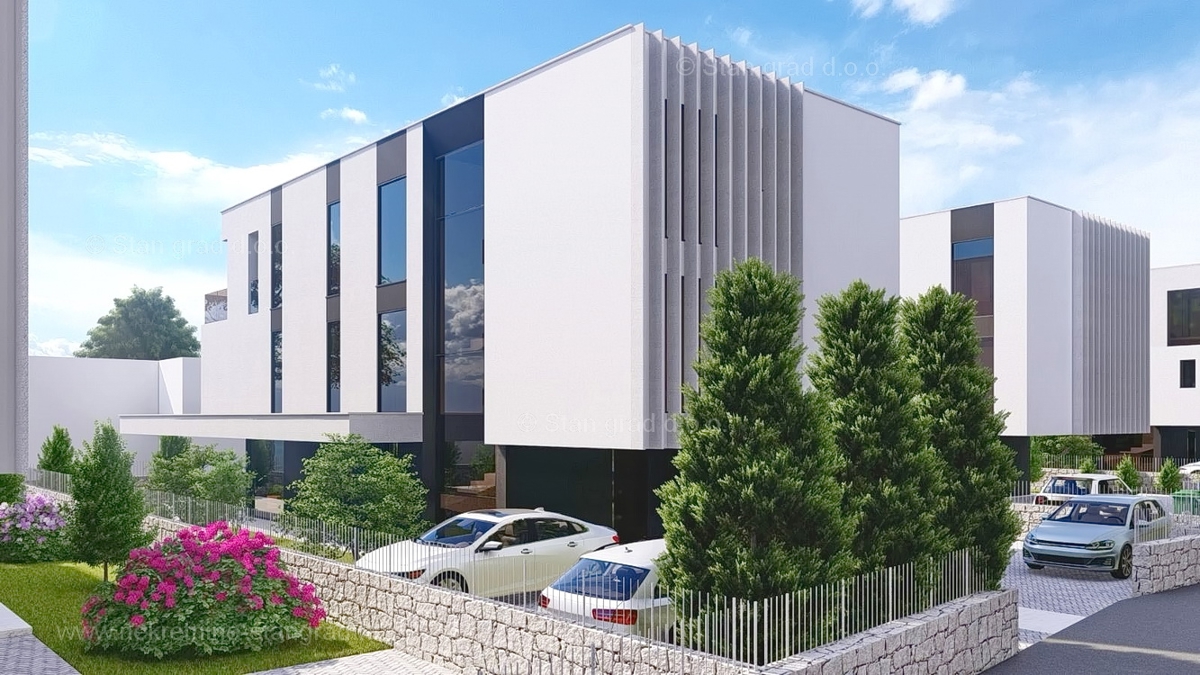Njivice, gradbišče na dvignjeni lokaciji s projektom!