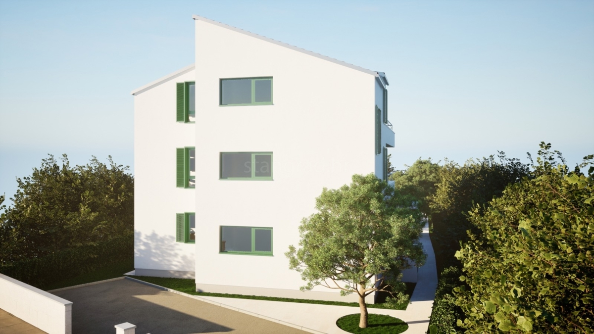 Šilo, nov sodoben apartma v 1. nadstropju le 100 m od morja! 