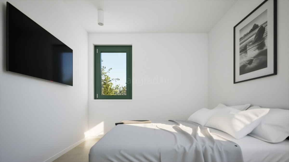 Šilo, nov sodoben apartma v 1. nadstropju le 100 m od morja! 