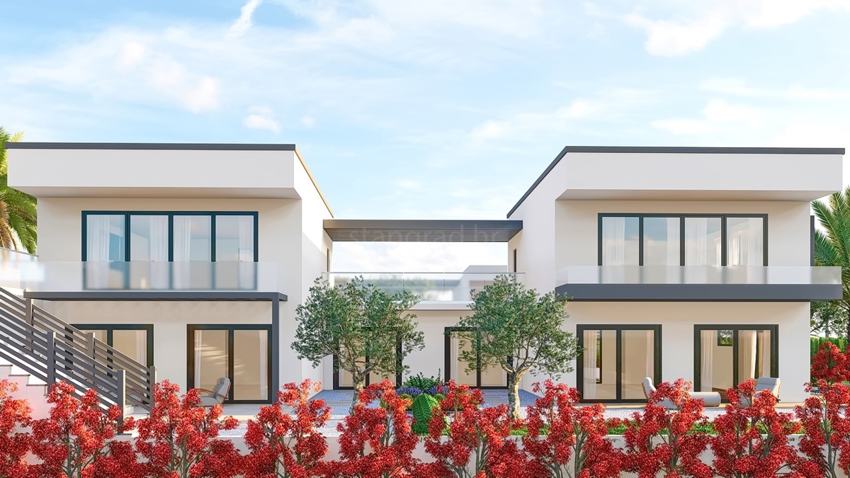 Krk, okolica, nova luksuzna vila s čudovitim razgledom!