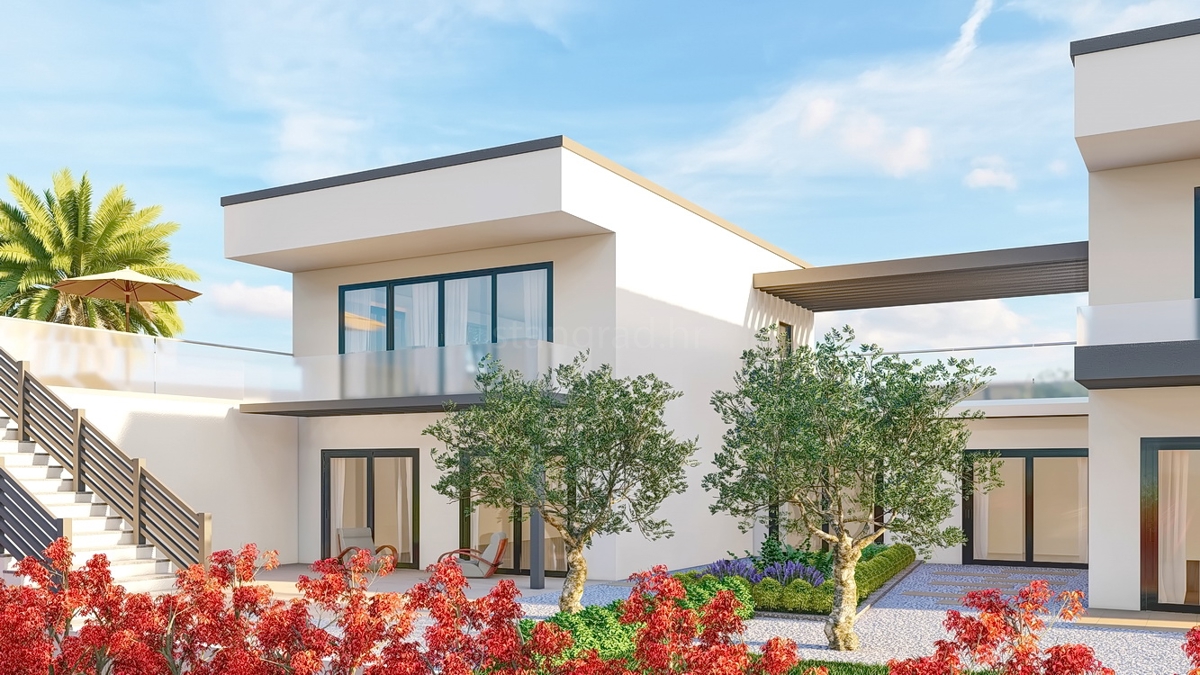 Krk, okolica, nova luksuzna vila s čudovitim razgledom!